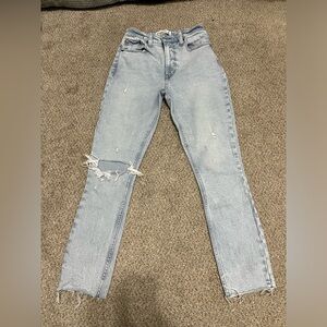 Abercrombie “The Skinny High Rise” Jean in Curve Love. Size 25 short